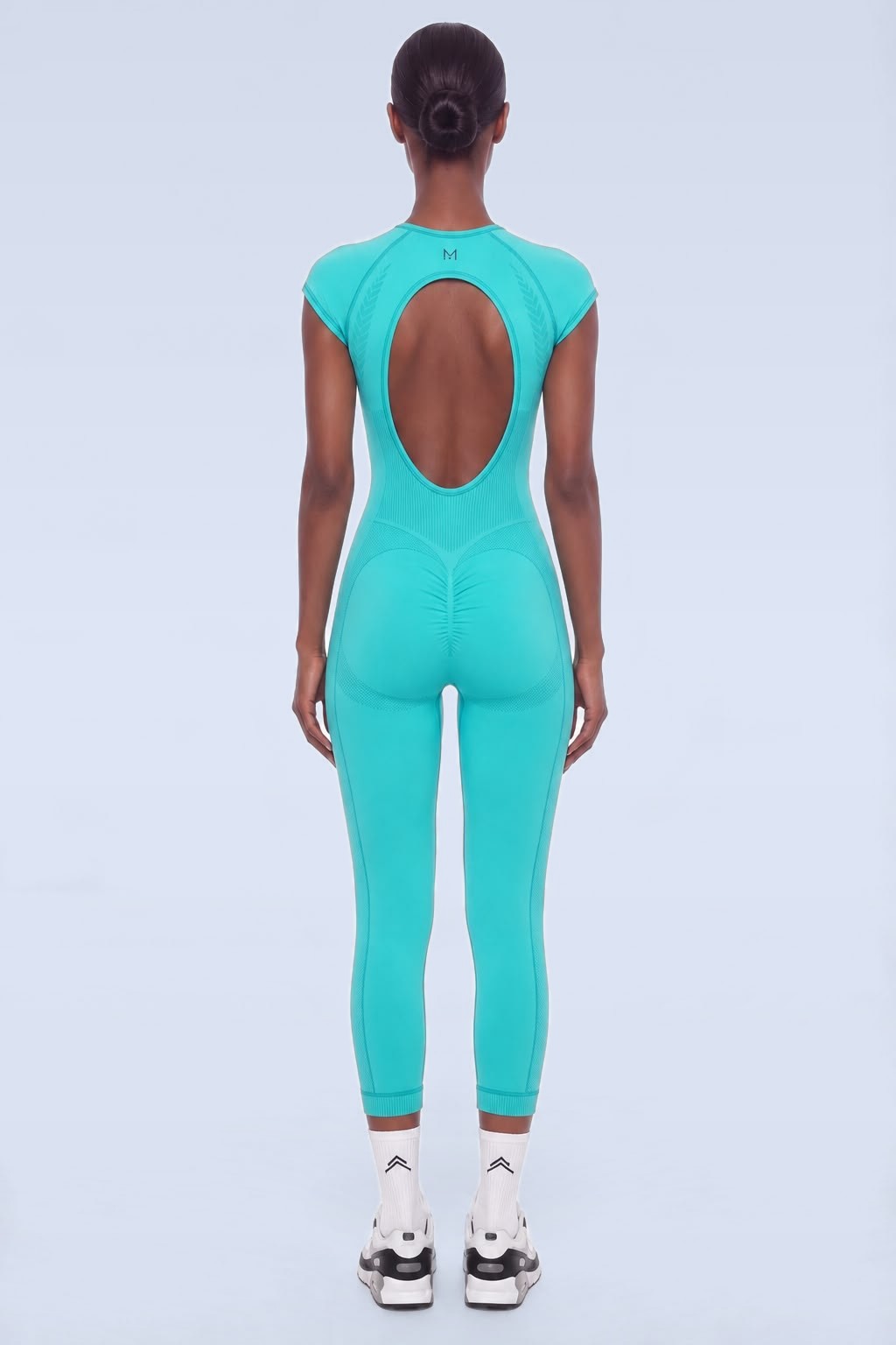 NAVAR AURA Seamless Sculpt Unitard in Turquoise