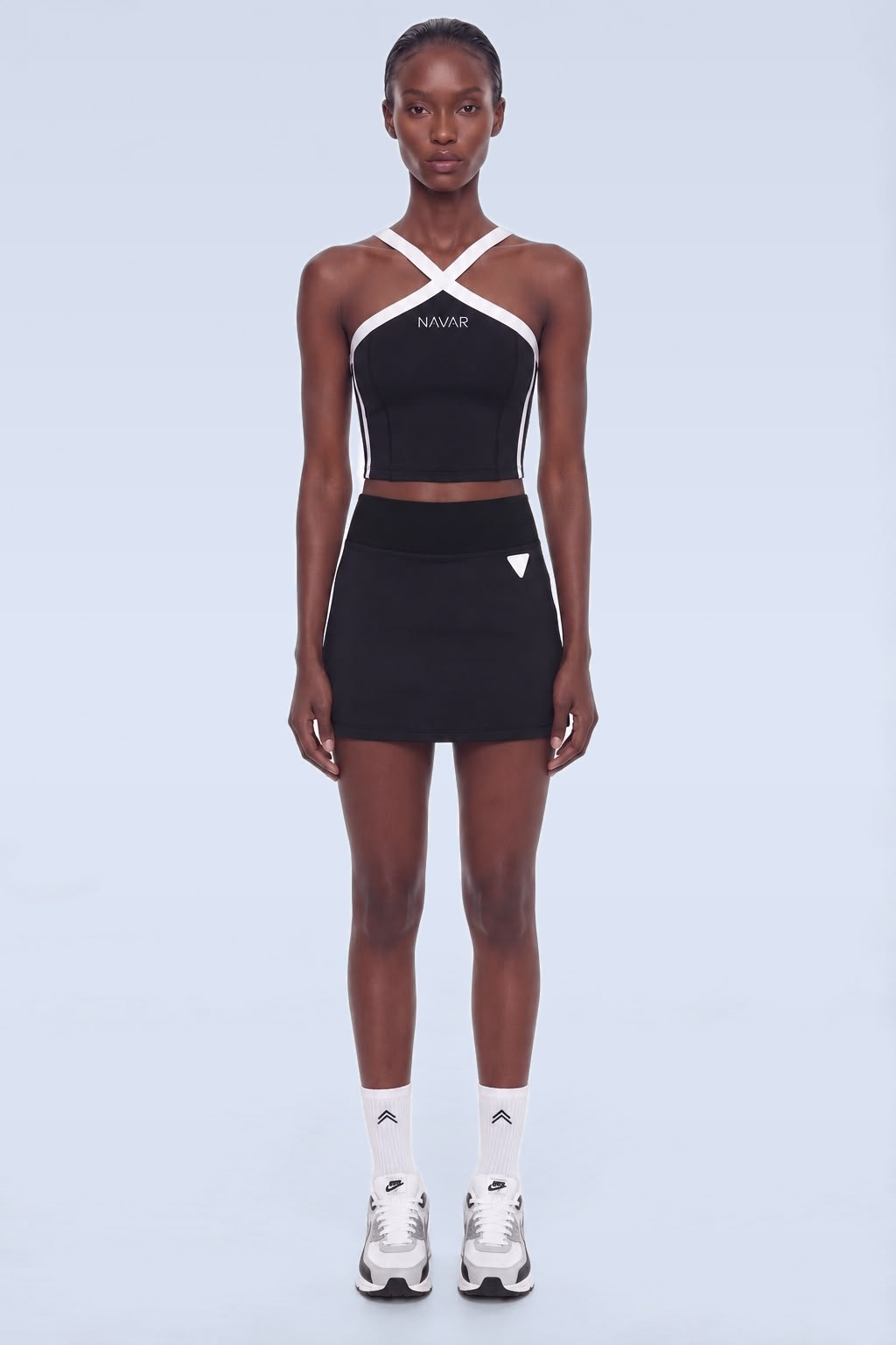 NAVAR CROSSFRAME Performance Crop in Black / White